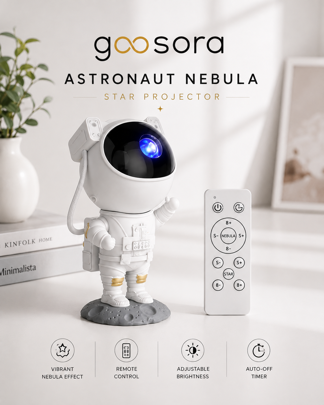 AstroGlow — Astronaut Galaxy Projector