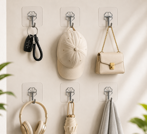 HoldMate™ — Adhesive Wall Hook (Pack of 20)