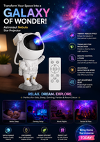 AstroGlow — Astronaut Galaxy Projector